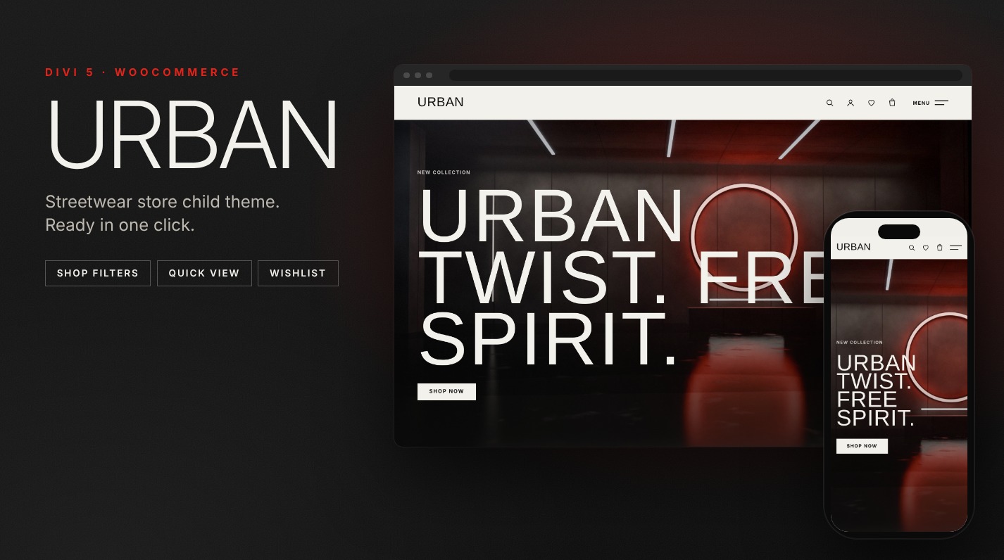 urban theme divi 5